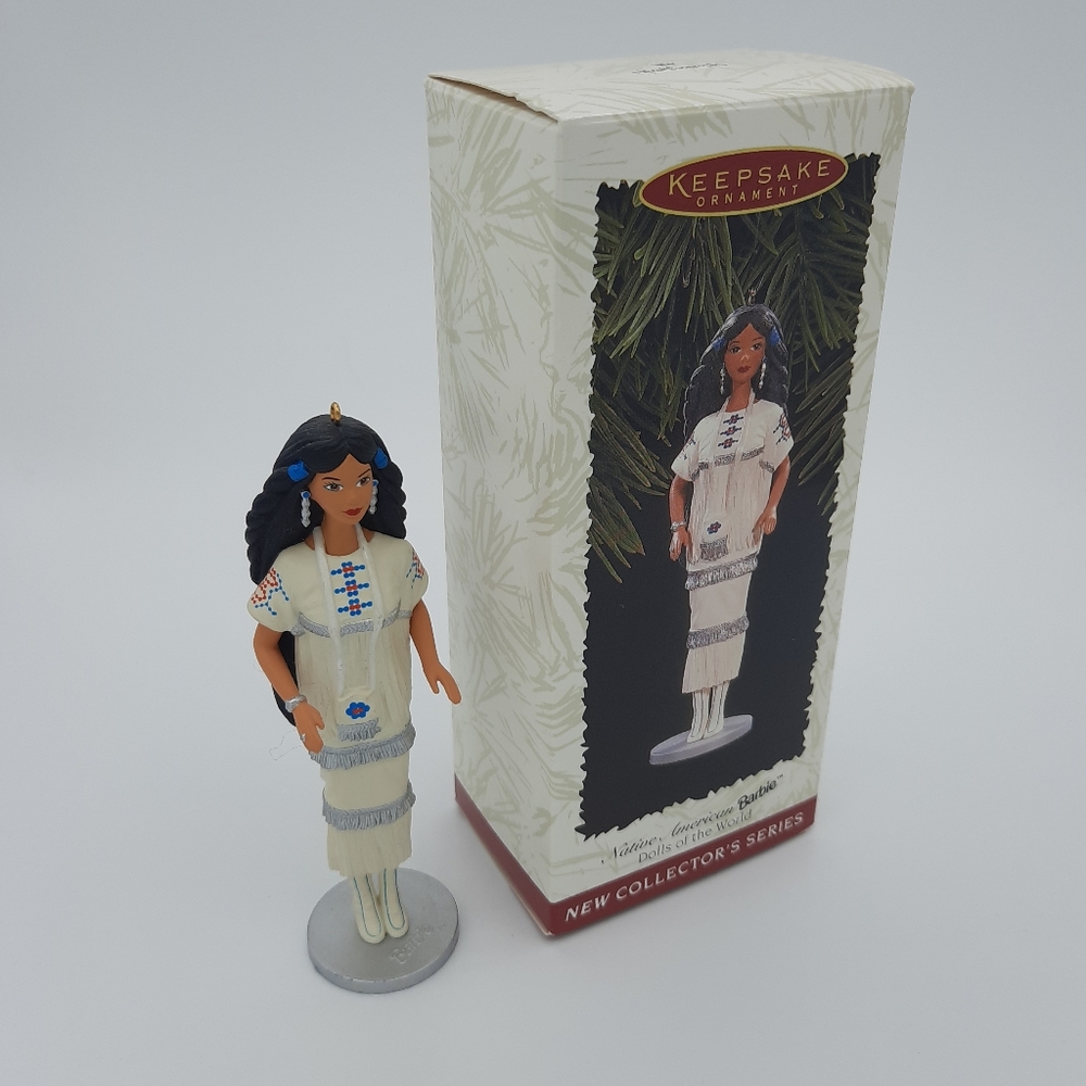 Barbie Hallmark Keepsake Ornament Native American